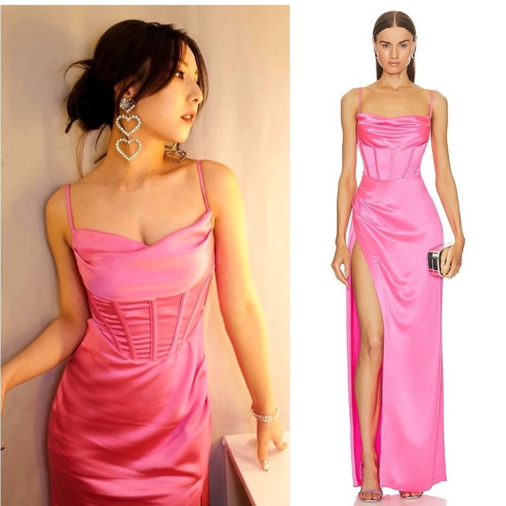 Retrofete Pink Maxi Dress